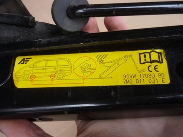 КОМПЛЕКТ ДЛЯ ЗАМЕНЫ КОЛЕСА ДЖЕК + КЛЮЧ VW SHARAN ALHAMBRA GALAXY