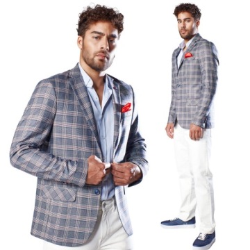 MARYNARKA MĘSKA CASUALOWA W KRATĘ DSTREET roz. S