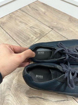 HUGO BOSS 50321670 FULLTIME SNEAKERSY BUTY SKÓRZANE SKÓRA 40 25,8 CM