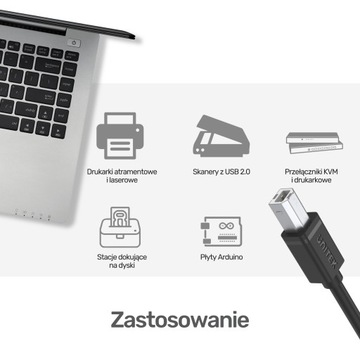 Unitek przewód USB 2.0 AM-BM 2M