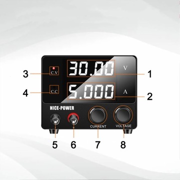 ЛАБОРАТОРНЫЙ ИСТОЧНИК ПИТАНИЯ TECHREBAL SPS-F305 30В 5А ТОЧНАЯ РЕГУЛИРОВКА