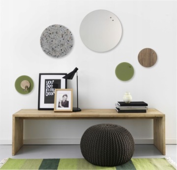 Дубовая доска MAGNETIC BOARD круглая 25 см