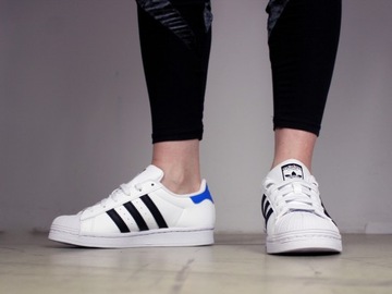 damskie buty Adidas Superstar UNIKAT Originals sneakersy białe tenisówki