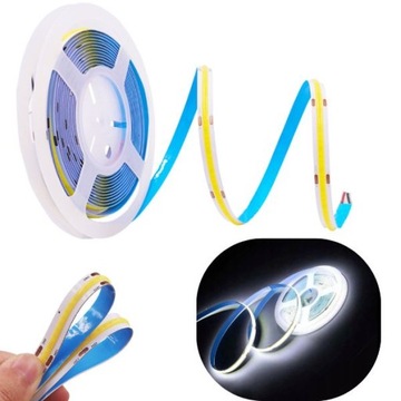 5m taśma COB 2400 Led 45W BIAŁA ZIMNA 12V IP20
