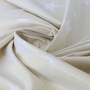 Рождественская дорожка для стола, устойчивая к загрязнениям, большие звезды, бело-золотая, 40x160 см