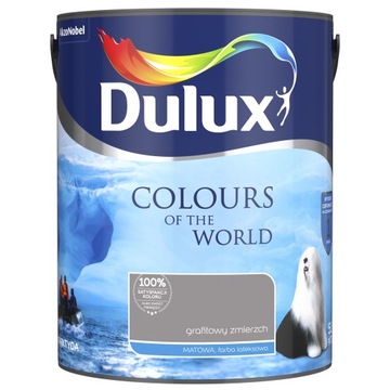 DULUX KOLORY ŚWIATA 5L - Grafitowy zmierzch
