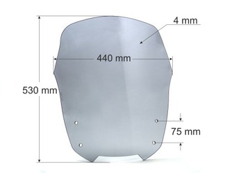 Лобовое стекло CBF 1000F 2010-2016 HONDA мотоциклетное стекло