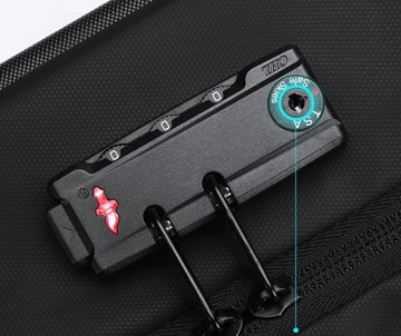 ПРОТИВОУРАЖНЫЙ РЮКЗАК ДЛЯ НОУТБУКА 15,6 ДЮЙМОВ USB TSA (I179)