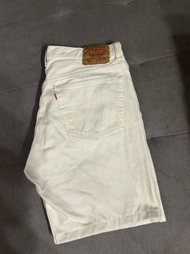 Levi’s 501 38/32 biale shorty męskie