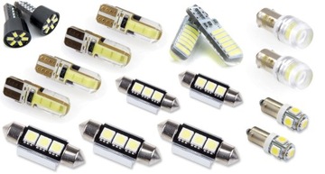SAAB 9-3 SADA OSVĚTLENÍ INTERIÉR LED