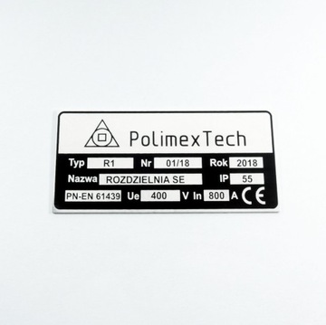 TABLICZKA ZNAMIONOWA opisowa 10x5cm laminat grawer