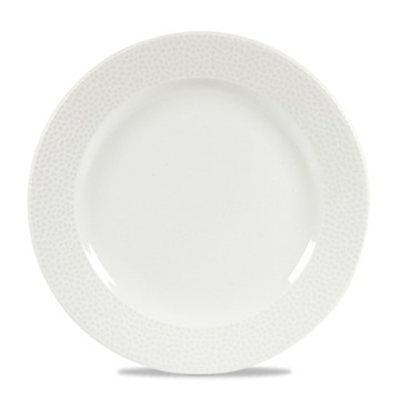 TALERZ PŁYTKI ISLA 27,6 cm PORCELANA KREMOWA
