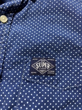 Superdry Super DRY JAPAN oryginalna bawełniana KOSZULA rozmiar L