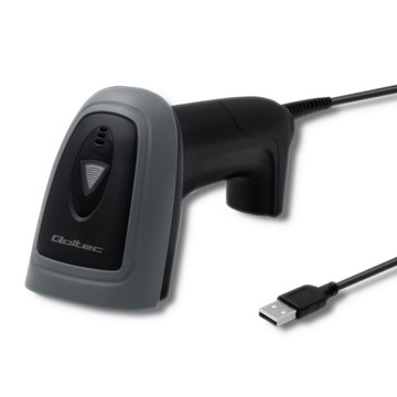 Qoltec Wired Qr Barcode Scanner Usb