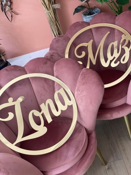 Надпись из оргстекла 30см золотое зеркало свадьба свадебные имена