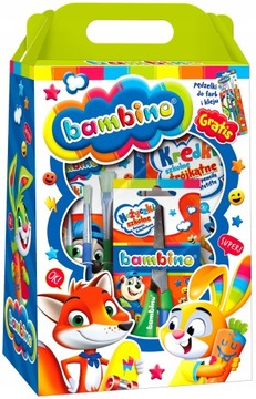 Bambino Wyprawka Szkolna Zestaw Plastyczny Upominkowy Majewski