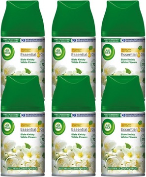 AIR WICK Białe Kwiaty Wkład/Zapas Odświeżacz powietrza 6 x 250ml