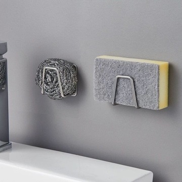 4szt Kitchen Stainless Steel Sink Sponges Holder