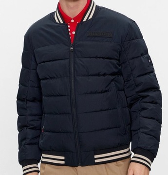 TOMMY HILFIGER STYLOWA, KOMFORTOWA MĘSKA KURTKA PRZEJŚCIOWA R.XXXL TO449