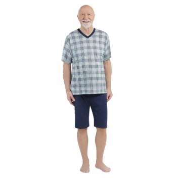 PIŻAMA MĘSKA BAWEŁNIANA KRÓTKA MARTEL DUŻE ROZMIARY PLUS SIZE LETNIA 3XL