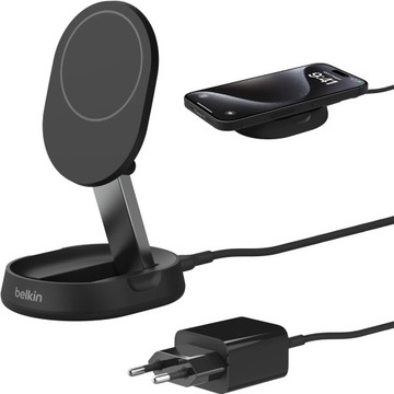 Belkin Ładowarka indukcyjna do MagSafe / iPhone, WIA008 Qi2 15W +kabel +PSU