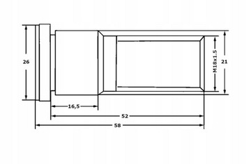Шпилька колеса 22022083 М18х1,5
