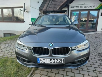 BMW Seria 3 F30-F31-F34 Limuzyna Facelifting 1.5 318i 136KM 2016 BMW 318 oryginał lakier + automat + serwis, zdjęcie 1