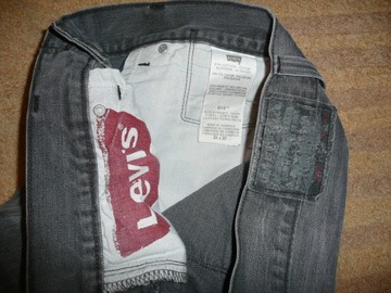 Spodnie dżinsy LEVIS 514 W34/L30=44,5/103cm jeansy