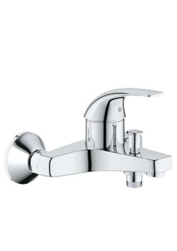 Bateria wannowo-prysznicowa jednouchwytowa ścienna Grohe Start Curve chrom