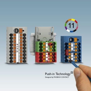 Блок распределительный PTFIX 6/18X2,5-NS35 YE 3273116 PHOENIX CONTACT НОВЫЙ