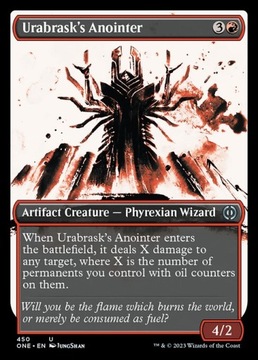 MTG ONE #450 Urabrask's Anointer Compleat FOIL