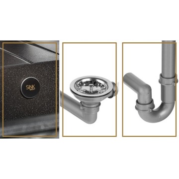 СИФОН ДЛЯ ОДНОНАСТЕННОЙ МОЙКИ, РУЧНОЙ