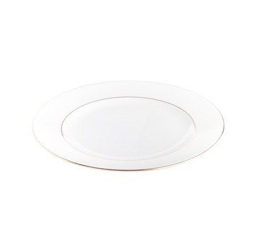 Talerz deserowy porcelana MariaPaula Złota Linia 17 cm