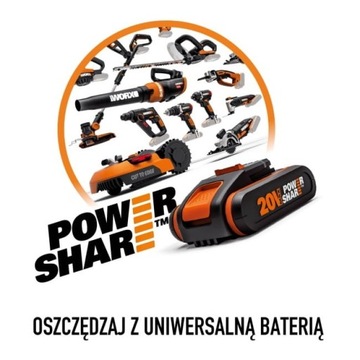 Аккумулятор Worx 20 В 2,0 Ач