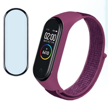 OPASKA ZE SZKŁEM do XIAOMI MI BAND 4 - KOLORY