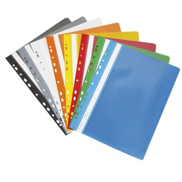 SKOROSZYT DONAU PVC A4 WPINANY MIX KOLORÓW 10SZT