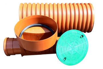 Studnia kineta przelotowa 315/160/800 z deklem kpl