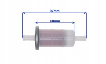 FILTR PALIWA WKŁAD PAPIER 8mm DO HONDA YAMAHA KAWA
