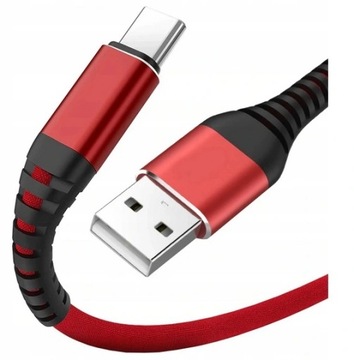 1m Kabel USB Typ C QUICK CHARGE QC 3.0 Wzmacniany