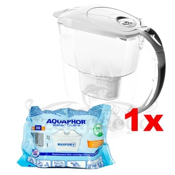 Dzbanek filtr Aquaphor Jasper biały + Maxfor Plus