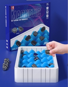 МАГНИТНЫЕ ШАХМАТЫ - МАГНИТНАЯ СТРАТЕГИЧЕСКАЯ НАСТОЛЬНАЯ ИГРА 20 ШАРОВ