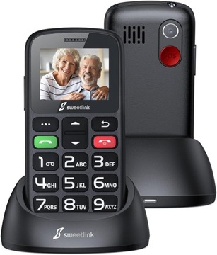 TELEFON KOMÓRKOWY DLA SENIORA SWEET LINK PODSTAWOWY TELEFON DUŻE PRZYCISKI