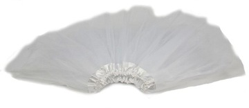 ЮБКА ИЗ ТЮЛЯ ЮБКА-ПАЧКА 40см БЕЛАЯ