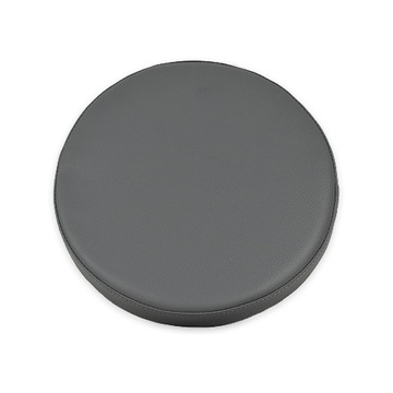 Подушка на сиденье детская из экокожи, круглая, диаметр 30 см.