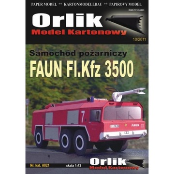 Orlik A021 - Samochód poż. Faun Fl.Kfz 3500 1:43