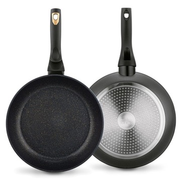 Набор кастрюль, НАБОР ДЛЯ ЖАРКИ, индукционная, АНТИПРИГАРНЫЙ, Starke Pro Dark Gold