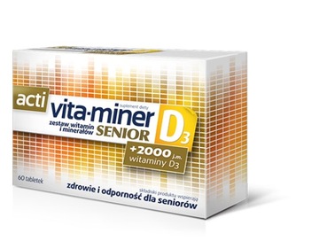 Acti vita-miner Senior D3 2000 j.m. 60 tabletek