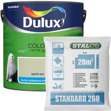 Dulux Kolory Świata Farba Ogród Zen 2,5L + GRATIS