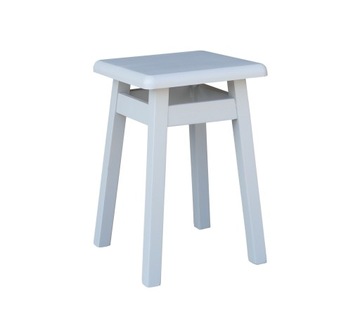 TABORET KUCHENNY DREWNIANY PROSTY JASNY POPIEL