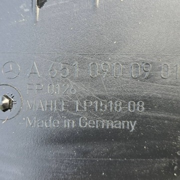 MERCEDES C TŘÍDA W204 POUZDRO FILTRU VZDUCHU A6510900901